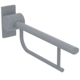 Armitage Shanks 650mm Contour 21 Grey Hinged Arm Wall Support Grab Rai