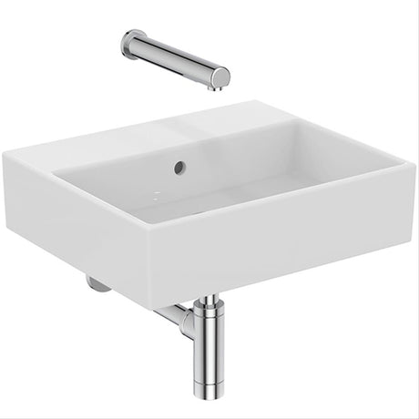 Armitage Shanks Edit S 0 Tap Holes Wall Hung Basin 420mm - White - S080401