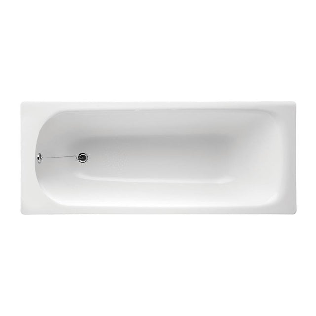 Armitage Shanks Nisa Lowline No Taphole Steel Bath 170cm  - White - S169901