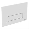 Armitage Shanks Septa Pro M1 Mechanical Metal Dual Flushplate - Chrome - S0858AA