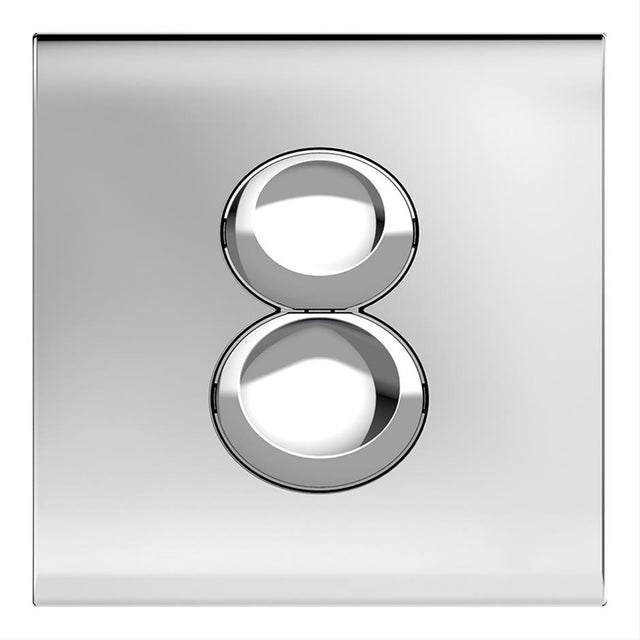 Armitage Shanks Septa Pro P4 Metal Small Flushplate - Chrome - R0136AA