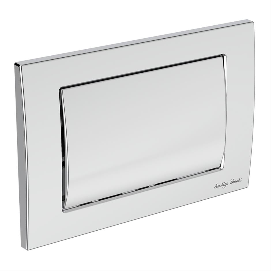 Armitage Shanks Septa Pro M2 Mechanical Metal Single Flushplate - Chrome - S0859AA