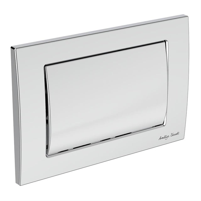 Armitage Shanks Septa Pro M2 Mechanical Metal Single Flushplate - Chrome - S0859AA