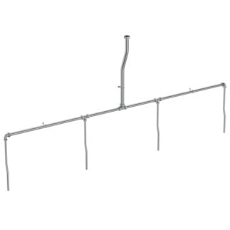 Armitage Shanks Range Of 4 Exposed Flush pipe - S0838MY