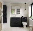 Nuie Athena Hacienda Black Contemporary 800mm Floor Standing Vanity & Basin 3 - ATH054D