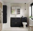 Nuie Athena Hacienda Black Contemporary 600mm Floor Standing Vanity & Basin 3 - ATH033D