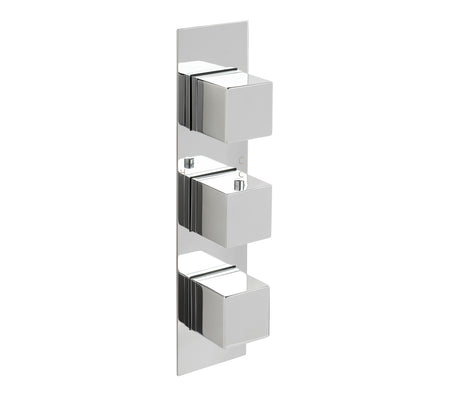 JTP Athena Slimlne 3 Outlet Thermostat Shower Valve - Chrome - 88691