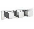 JTP Athena Slimlne 3 Outlet Thermostat - Chrome - 88692