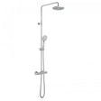 Vado Shower Valves chrome shower unit with rigid riser and handheld showerhead