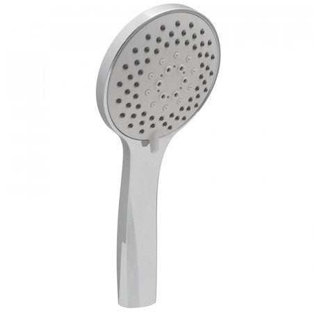 Vado Atmosphere 110mm round chrome air-injected single-function shower handset with rub-clean nozzles