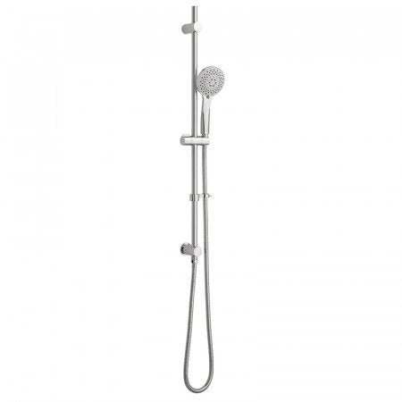 Vado Atmosphere Multi Function Slide Rail Kit in chrome with integrated outlet for modern bathrooms