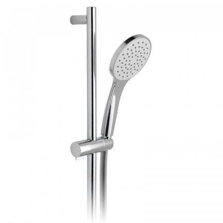 Vado Single-Function chrome slide rail shower kit with adjustable handheld showerhead