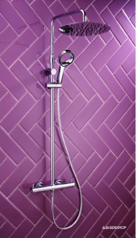 Methven Aio S Cool Touch Thermostatic Diverter Shower - AJASDS01CP
