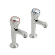 Vado Astra Kitchen Pillar High Neck Taps - Chrome  - AX-AST-156-CP