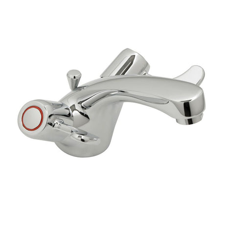 Vado Astra Mono Basin Mixer CD Valve With Lever Handles - Chrome - AX-AST-300-CP