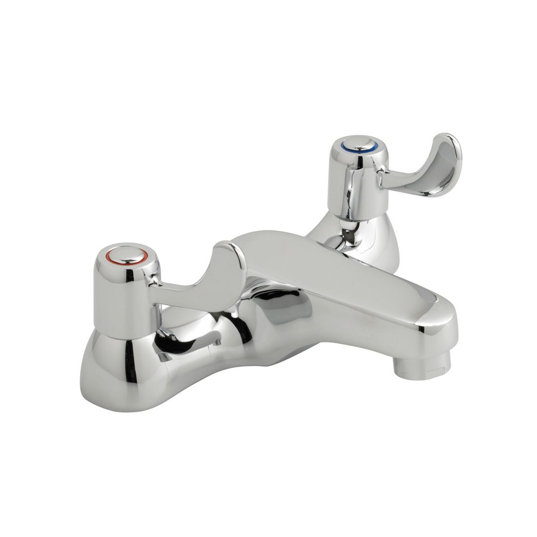 Vado Astra Lever Handles Deck Mounted Bath Filler Cd Valve - Chrome - AX - AST - 337 - CP - TAP 'N' SHOWER