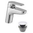 Vado Ava Mono Basin Mixer with Push Waste - Chrome - AX-AVA-100/CC-CP