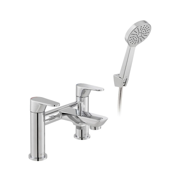 Vado Ava Bath Shower Mixer with Shower Kit - Chrome - AX-AVA-130+K-CP