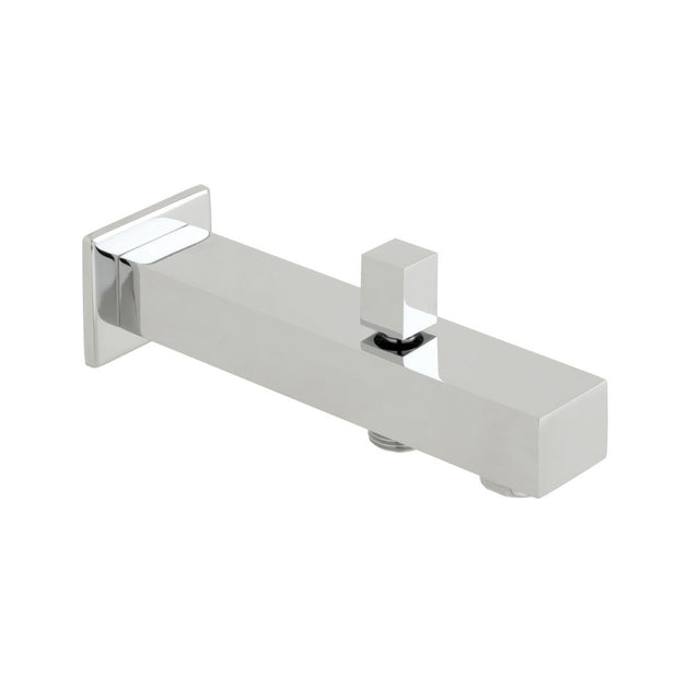 Vado Bokx Square Bath Spout with Diverter - Chrome - AX - BOK - 140/SQ/DIV - TAP 'N' SHOWER