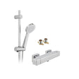 Vado Bokx Thermostatic Shower Package with Single Function Handset - Chrome - AX-BOK-SFSP-CP