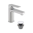 Vado Ekko Mono Basin Mixer with Push Waste - Chrome - AX-EKO-100/CC-CP