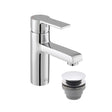 Vado Irlo Mono Basin Mixer with Push Waste - Chrome - AX - IRO - 100/CC - CP - TAP 'N' SHOWER