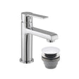 Vado Irlo Mini Mono Basin Mixer with Push Waste - Chrome - AX - IRO - 100M/CC - CP - TAP 'N' SHOWER