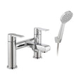 Vado Irlo Bath Shower Mixer with Shower Kit - Chrome - AX-IRO-130+K-CP