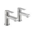 Vado Irlo Deck Mounted Bath Pillar Taps - Chrome - AX - IRO - 136 - CP - TAP 'N' SHOWER
