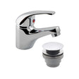 Vado Matrix Mono Basin Mixer with Pop - Up Waste - Chrome - AX - MAT - 100/CC - CP - TAP 'N' SHOWER