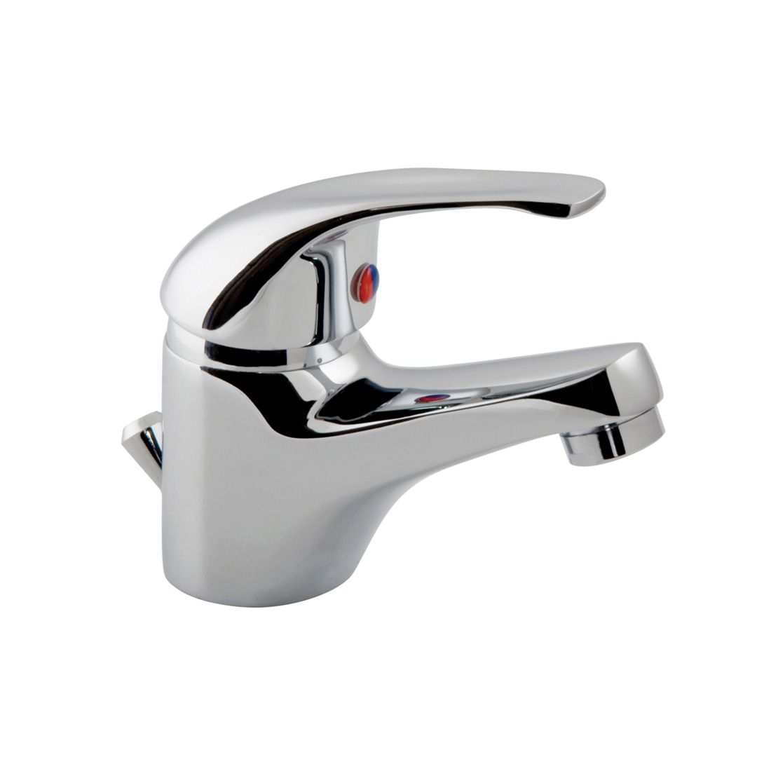 Vado Matrix Mono Basin Mixer with Pop-Up Waste - Chrome - AX-MAT-100-CP