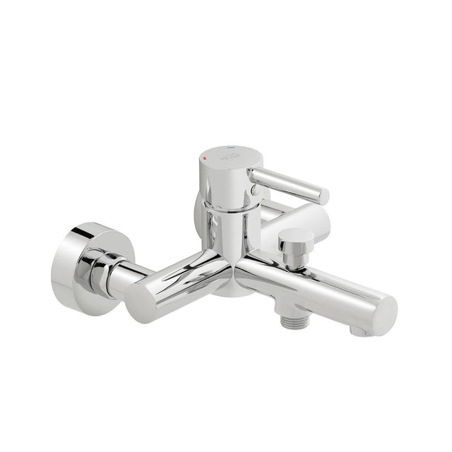Vado Nuri Wall Mounted Bath Shower Mixer - Chrome - AX-NUR-123-CP