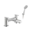 Vado Nuri Bath Shower Mixer with Shower Kit - Chrome - AX-NUR-130+K-CP