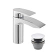 Vado Rowe Mono Basin Mixer With Push Waste - Chrome - AX-ROW-100/CC-CP