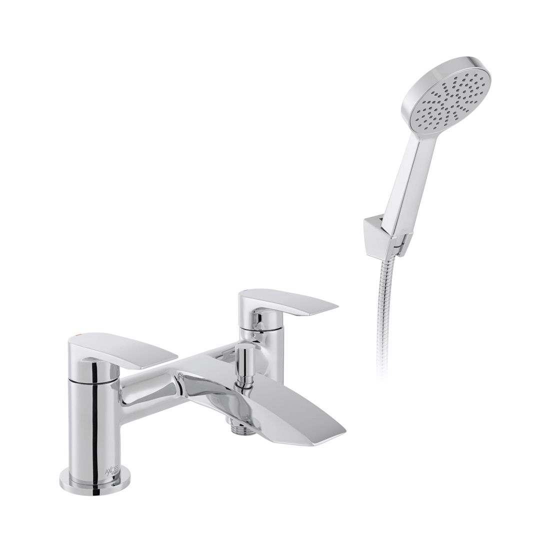Vado Rowe Bath Shower Mixer with Shower Kit - Chrome - AX-ROW-130+K-CP