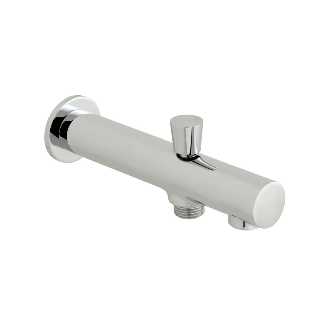 Vado Sirkel Round Bath Spout With Diverter - Chrome - AX-SIR-140/RO/DIV