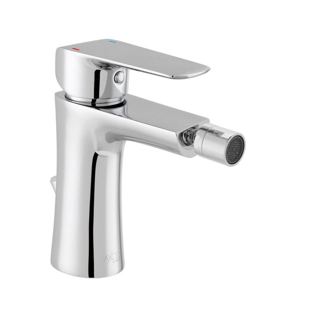 Vado Vala Mono Bidet Mixer with Pop - Up Waste - Chrome - AX - VAL - 110 - CP - TAP 'N' SHOWER