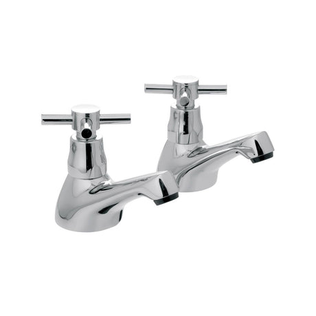 Vado Vecta Bath Pillar Taps Cd Valve - Chrome - AX-VEC-136/CD-CP