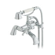 Vado Victoriana Bath Shower Mixer with Shower Kit - Chrome - AX-VIC-131/S/CD-CP