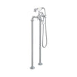 Vado Victoriana Floor Standing Bath Shower Mixer with Shower Kit - Chrome - AX-VIC-133/CD+K-CP