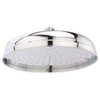 Bayswater Traditional 12 Inch Chrome Apron Fixed Shower Head with multiple nozzles and brass construction