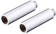 Armitage Shanks 1/2 inch x 75mm polished chrome bib tap extension pair with threaded fittings for easy installation