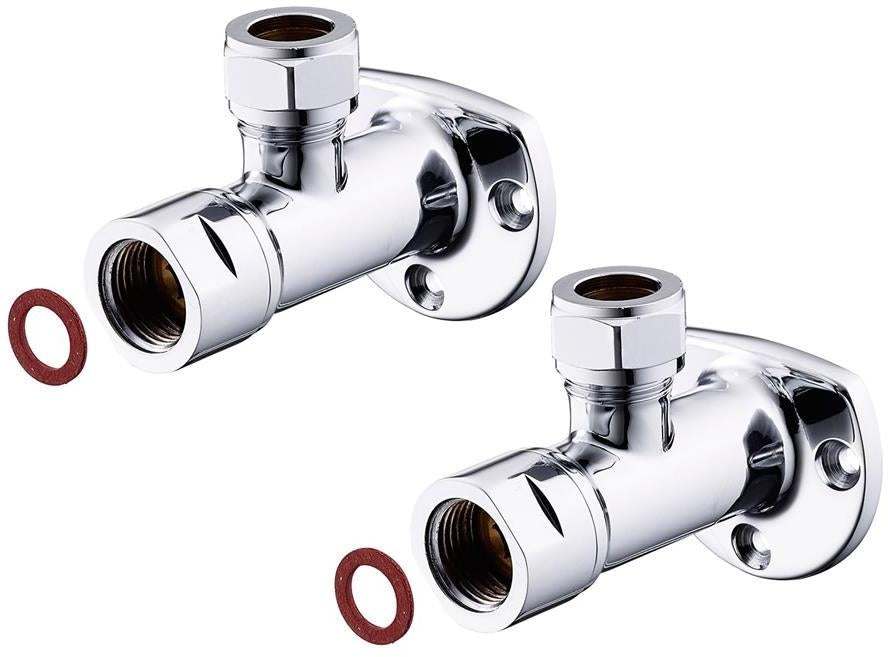 Armitage Shanks Self-Centralising Exposed Wall Mounts (Pair) - B1688AA