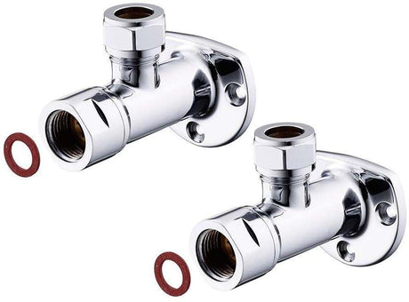 Armitage Shanks Self-Centralising Exposed Wall Mounts (Pair) - B1688AA