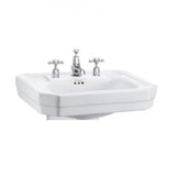 Burlington Victorian White 3 Tap Hole Basin 56cm - B23TH