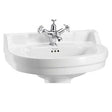 Burlington Edwardian White 1 Tap Hole Round Basin 56cm - B61TH