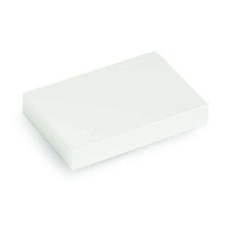 Britton Shoreditch Minerva white bathroom worktop 625 x 12 x 440mm with durable modern design