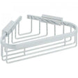 Vado Basket Medium triangular chrome corner wall-mounted bathroom accessory