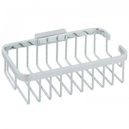 Vado Basket Medium rectangular chrome wall-mounted bathroom accessory basket