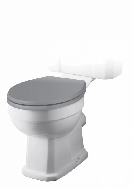Bayswater Fitzroy Close Coupled Toilet Pan 353mm - White - BAYC014